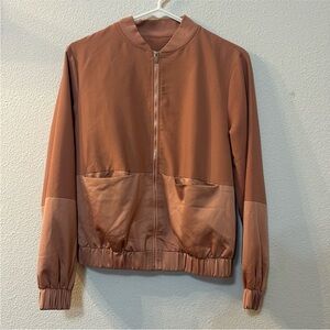 No Brand Stylish Pink Zip-Up Jacket